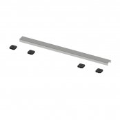 Abacus Elements 600mm Linear Waste Cover Plate - Stainless Steel