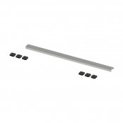 Abacus Elements 700mm Linear Waste Cover Plate - Stainless Steel