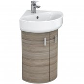 Ideal Standard Concept Space 370mm Wall Mounted Corner Basin Unit (Elm)