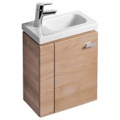 Ideal Standard Concept Space 450mm Wall Mounted Guest Basin Unit (American Oak)