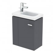 Ideal Standard Concept Space 450mm Wall Mounted Guest Basin Unit (Gloss Grey)