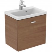 Ideal Standard Concept Space 550mm American Oak Wall Mounted 1 Drawer Basin Unit