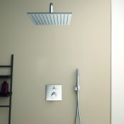 Ideal Standard Ceratherm C100 Built-In Thermostatic Chrome Square Shower Pack