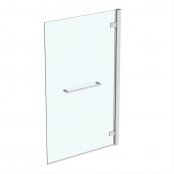 Ideal Standard i.life 900mm Right Hand Hinged Bath Screen with Towel Rail