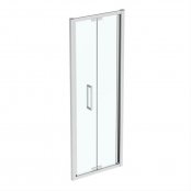 Ideal Standard i.life 800mm Bright Silver Bi-Fold Door