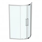 Ideal Standard i.life 1200 x 800mm Bright Silver Offset Quadrant Enclosure