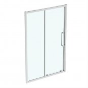 Ideal Standard i.life 1400mm Bright Silver Sliding Door