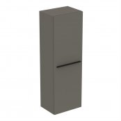 Ideal Standard i.life A 1 Door 40cm Half Column Unit in Matt Quartz Grey