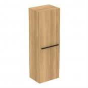 Ideal Standard i.life A 1 Door 40cm Half Column Unit in Natural Oak