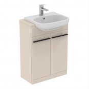 Ideal Standard i.life A 60cm Semi-Countertop Matt Sandy Beige Washbasin Unit