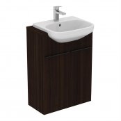 Ideal Standard i.life A 60cm Semi-Countertop Coffee Oak Washbasin Unit