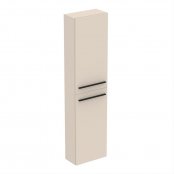 Ideal Standard i.life A 2 Door Compact Tall Column Unit in Matt Sandy Beige