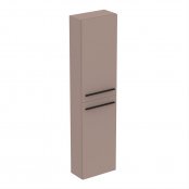 Ideal Standard i.life S 2 Door Compact Tall Column Unit in Matt Greige