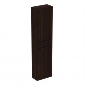 Ideal Standard i.life A 2 Door Compact Tall Column Unit in Coffee Oak