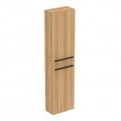 Ideal Standard i.life A 2 Door Compact Tall Column Unit in Natural Oak