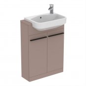 Ideal Standard i.life S 60cm Compact Semi-Countertop Matt Greige Washbasin Unit