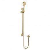 Britton Bathrooms Hoxton Brushed Brass Slide Rail Kit