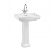 Burlington Riviera 58cm Square Basin and Pedestal