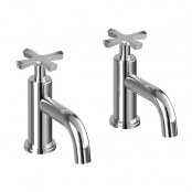 Burlington Riviera Chrome Basin Pillar Taps