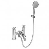 Burlington Riviera Chrome Deck Mounted Bath Shower Mixer