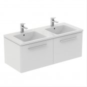 Ideal Standard i.life B Wall Hung 120cm 2 Drawer Matt White Vanity Unit