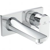 Ideal Standard Tonic II Single Lever Wall Mounted Basin Mixer - 180mm Spout