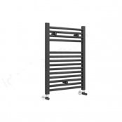 Essential Straight Anthracite 690 x 600mm Towel Warmer