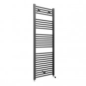 Essential Straight Anthracite 1420 x 600mm Towel Warmer