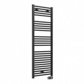 Essential Straight Electric Evo Anthracite 1375 x 500mm Towel Warmer