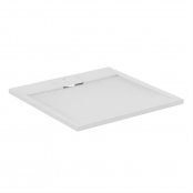 Ideal Standard i.life Ultra Flat S 800 x 800mm Square Shower Tray with Waste - Pure White