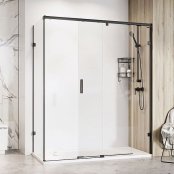 Roman Liberty 10mm Sliding Door Left Hand 1700 x 900mm (Corner Fitting)