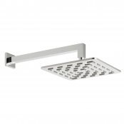 Vado Geometry 250mm Square Shower Head and Arm