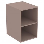 Ideal Standard i.life B Matt Greige Side Unit for Vanity Basins with 2 Shelves