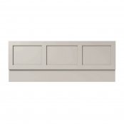 Harrogate Dovetail Grey 1700mm Wooden Bath Panel