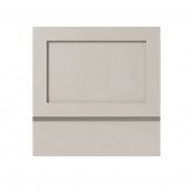 Harrogate Dovetail Grey 750mm Wooden End Bath Panel