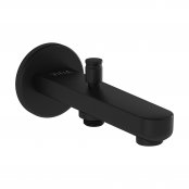 Vitra Root Round Spout with Hand Shower Outlet - Matt Black