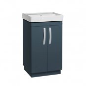 Tavistock Compass 500mm Freestanding Unit and Basin - Oxford Blue