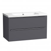 Tavistock Cadence 800mm Wall Mounted Vanity Unit - Storm Grey