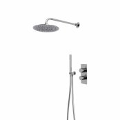 Tavistock Quantum Dual Function Shower System with Handset & Overhead Shower - Chrome