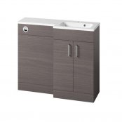 Tavistock Nexus Urban Grey 1000mm Back to Wall Basin Unit - Right Hand