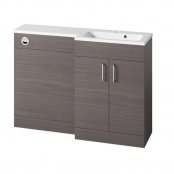 Tavistock Nexus Urban Grey 1200mm Back to Wall Basin Unit - Right Hand