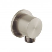 Vado Individual Round Wall Outlet - Brushed Nickel
