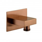 Vado Individual Showering Solutions Square Wall Outlet - Brushed Bronze