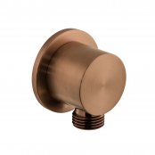 Vado Individual Showering Solutions Round Wall Outlet - Brushed Bronze