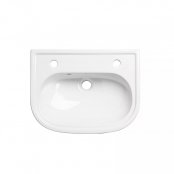 Tavistock Lansdown Slim Depth Semi-Countertop 2 Taphole Basin