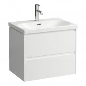 Laufen Lani Gloss White 650mm 2 Drawer Vanity Unit