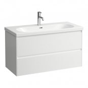 Laufen Lani Matt White 1000mm 2 Drawer Vanity Unit