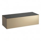 Laufen Sonar 1200mm Gold & Nero Marquina Drawer Element without Cutout