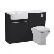 Tavistock Match 1200mm Gloss Clay Unit and Basin - Left Hand