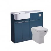 Tavistock Match 1000mm Oxford Blue Unit and Basin - Left Hand